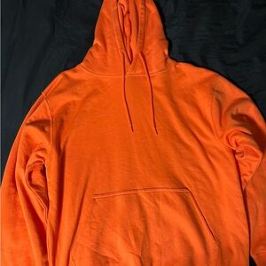 Fashion Nova Bright Orange Hoodie